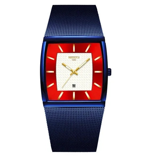 NIBOSI 2376 — Elegant Square Quartz Watch