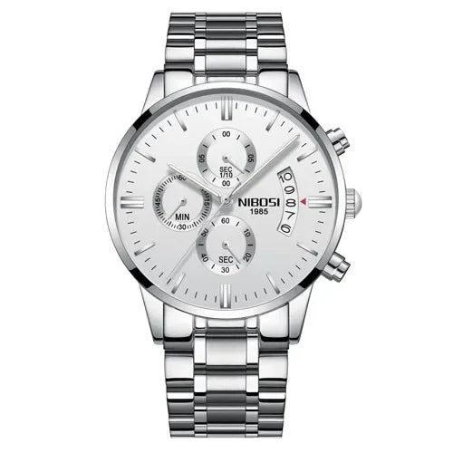NIBOSI 2309 — Luxury Quartz Chronograph Waterproof Watch