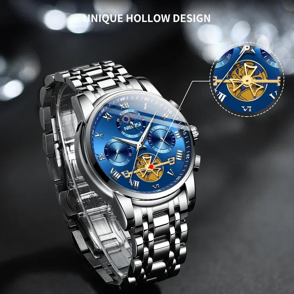 NIBOSI 2507 — Imperial Chrono Classic Watch