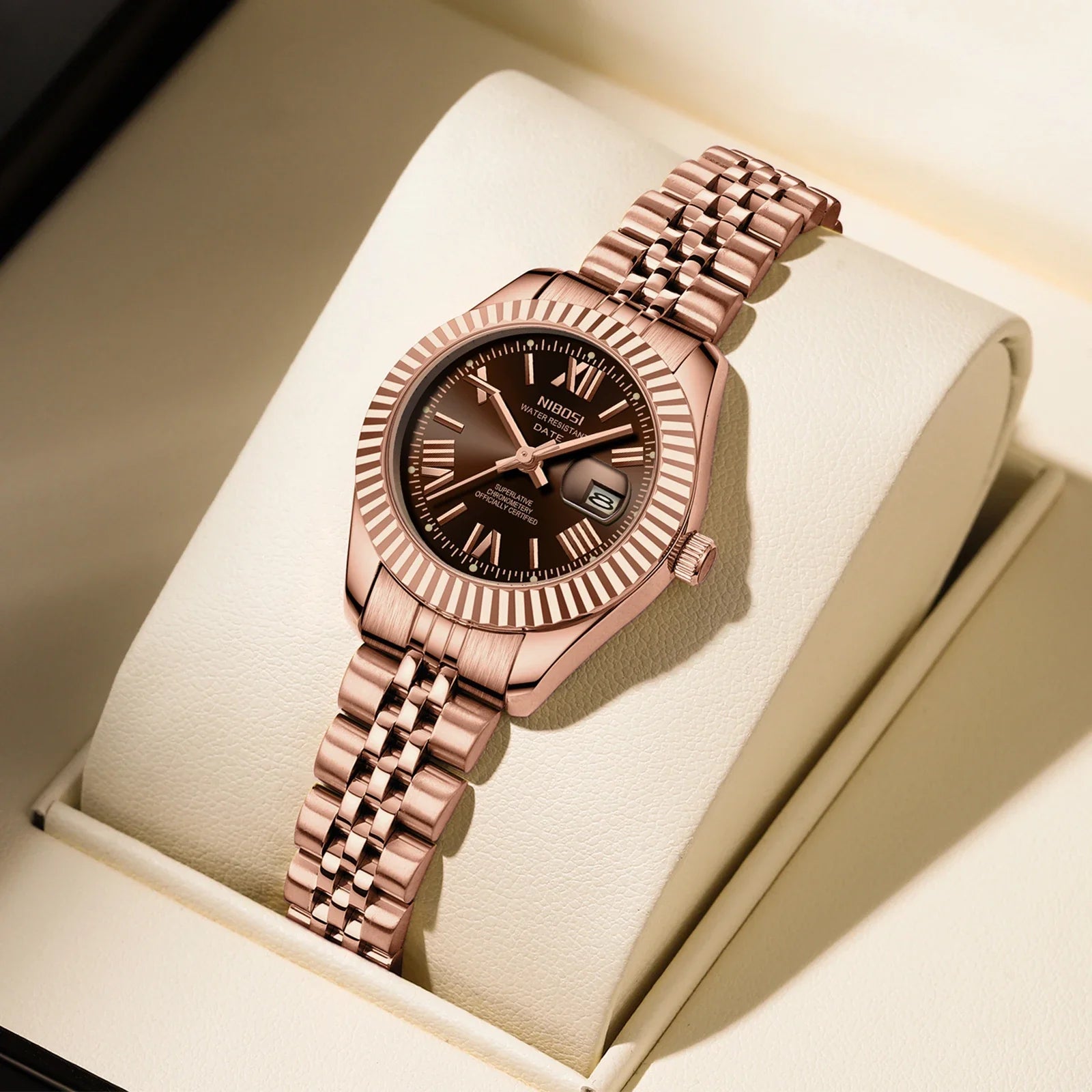 NIBOSI 2678 — Classic Couple Watches