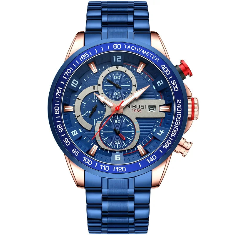 NIBOSI 2606 — Redline Racing Chronograph
