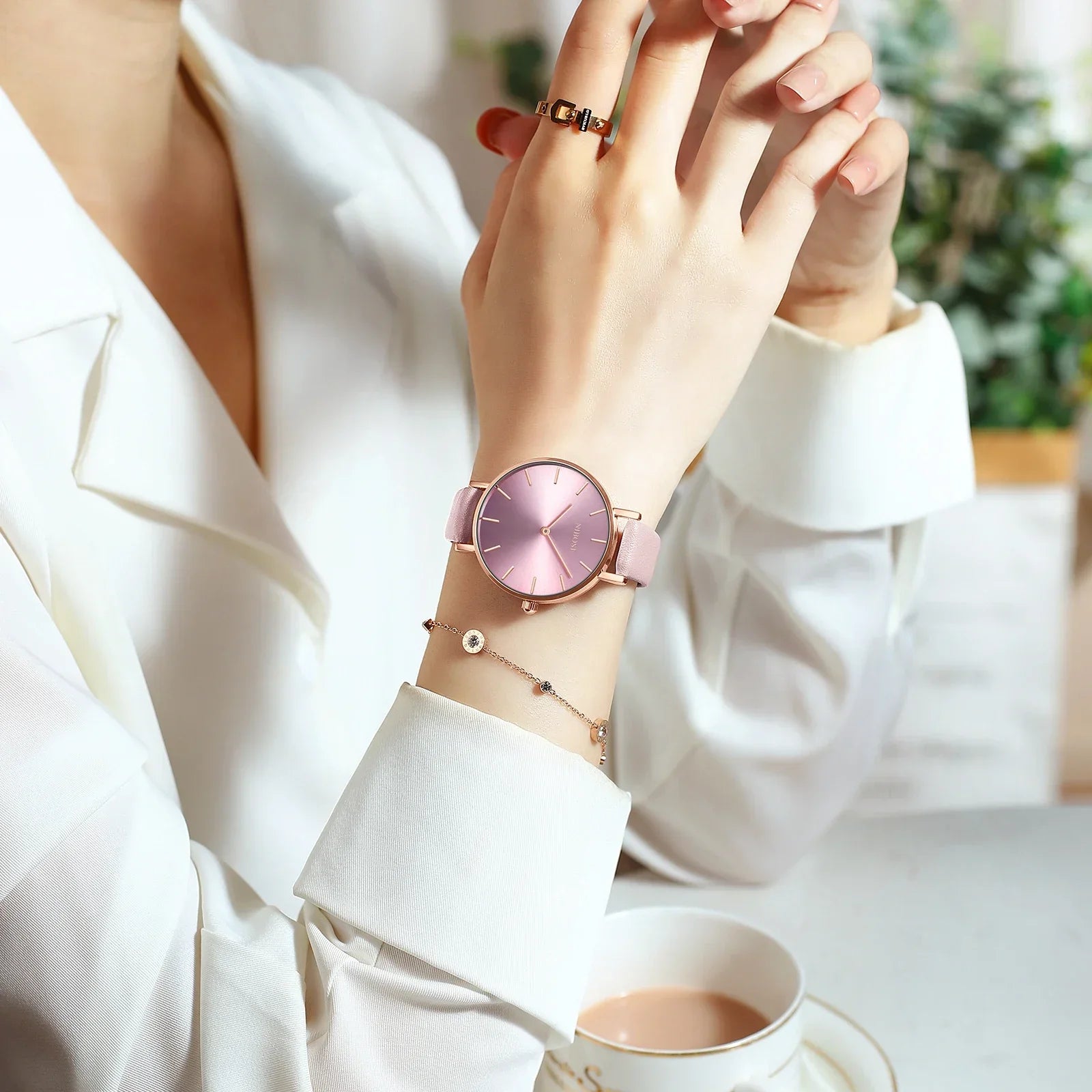 NIBOSI 2550 — Aurora Rose Women's Quartz Watch