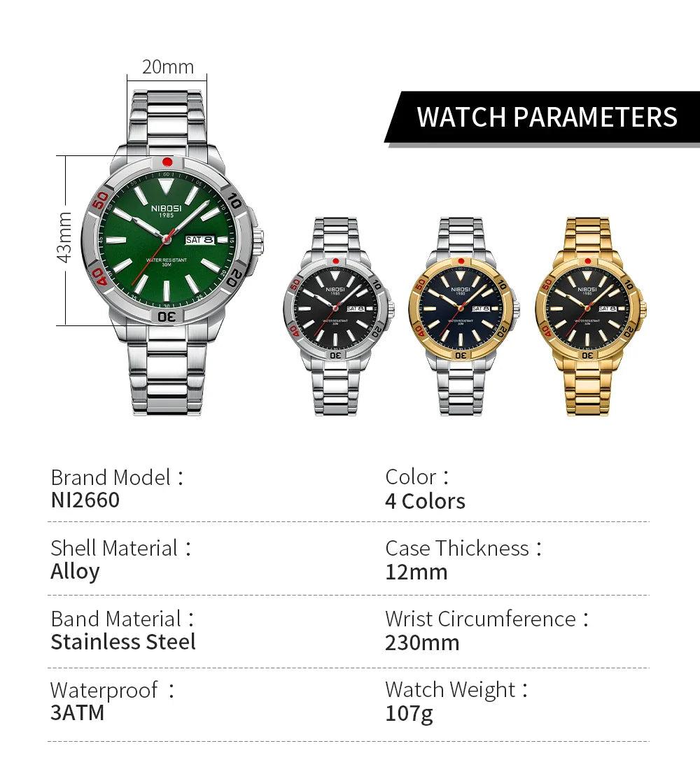 NIBOSI 2660 — Tactical Diver