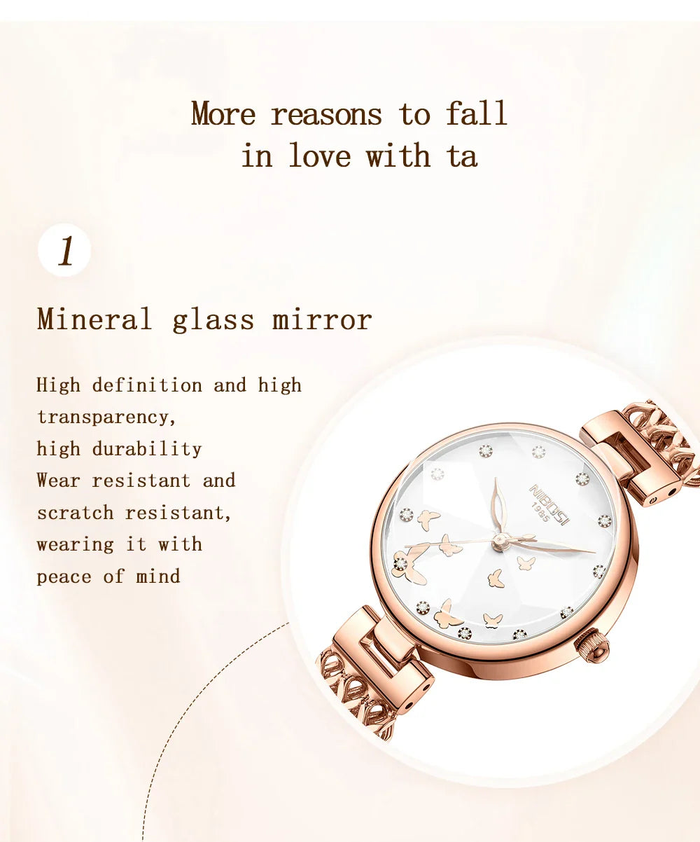NIBOSI 2635 — Gleam Dial Women's Watch
