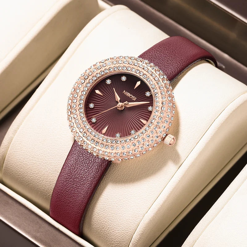 NIBOSI 2561 — Diamond Radiance Watch