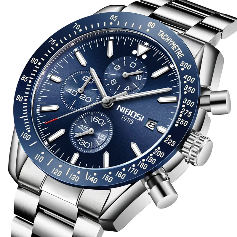 NIBOSI 2615 — Multifunctional Quartz Watch