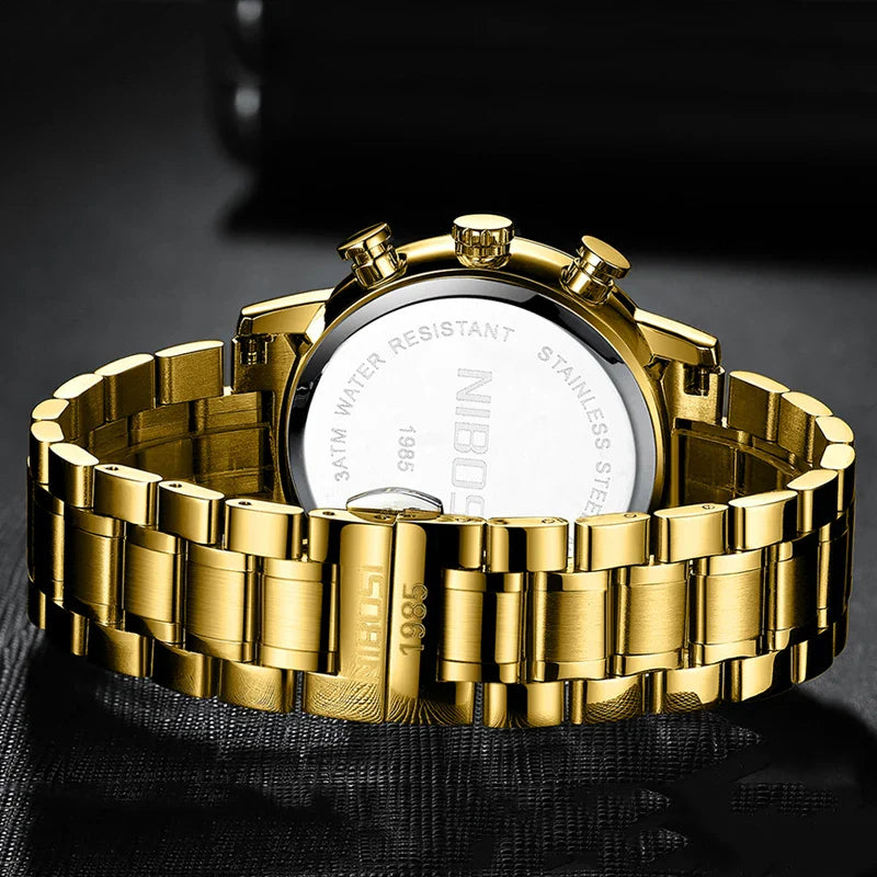 NIBOSI 2380 — Sapphire Chronograph Men's Watch