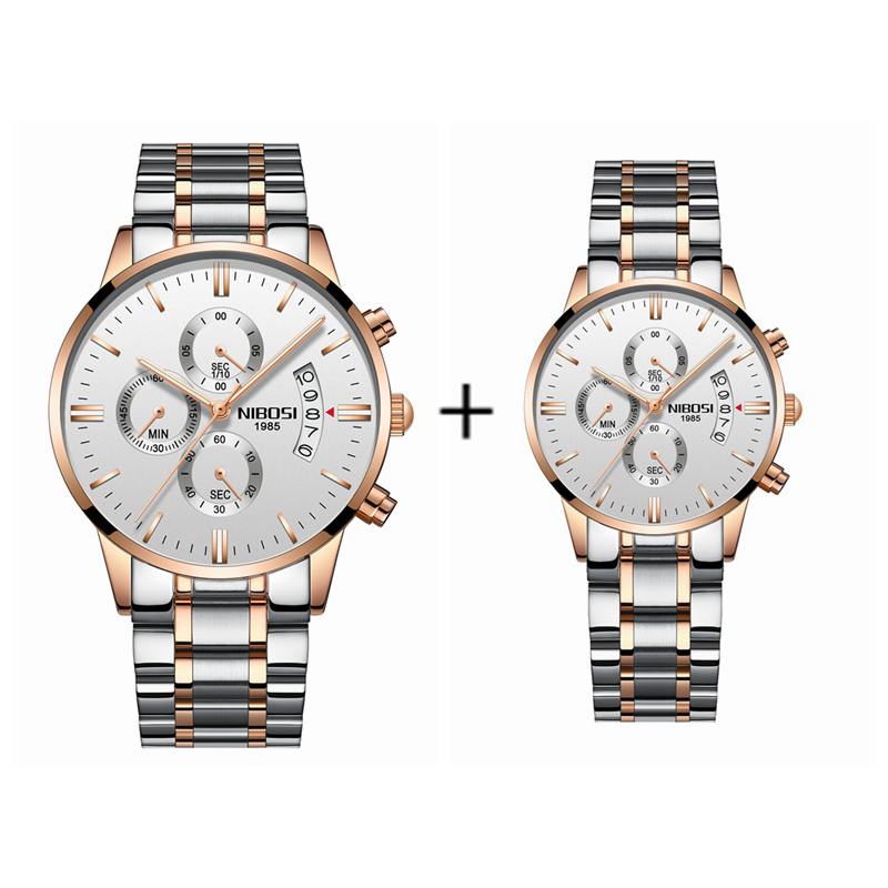 NIBOSI 2309L — Timeless Harmony Couple Watch