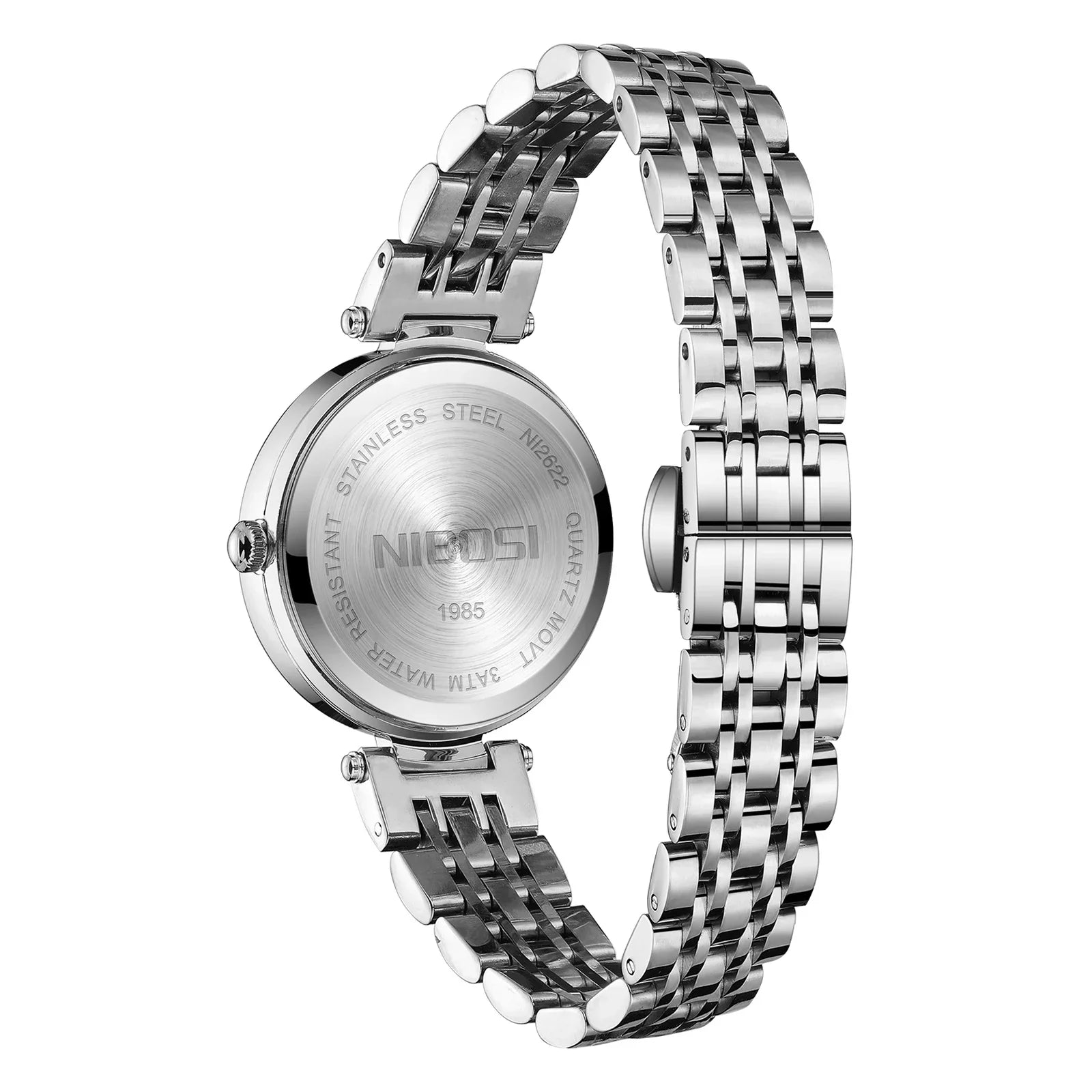 NIBOSI 2622 — Elegant Zircon Women's Quartz Watch