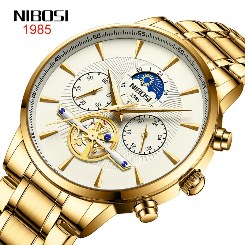 NIBOSI 2309A Celestial Tourbillon Chronograph