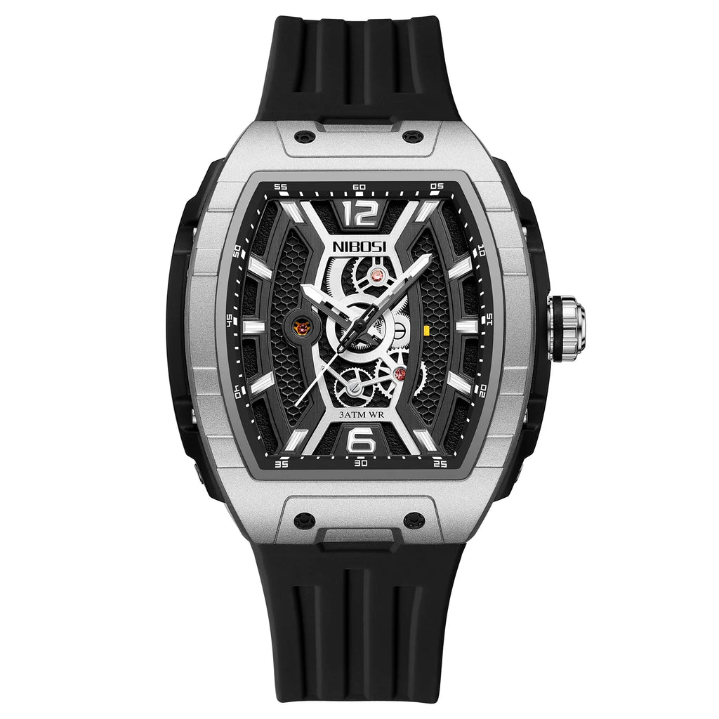 NIBOSI 2701 — Mach Curve Sport Watch
