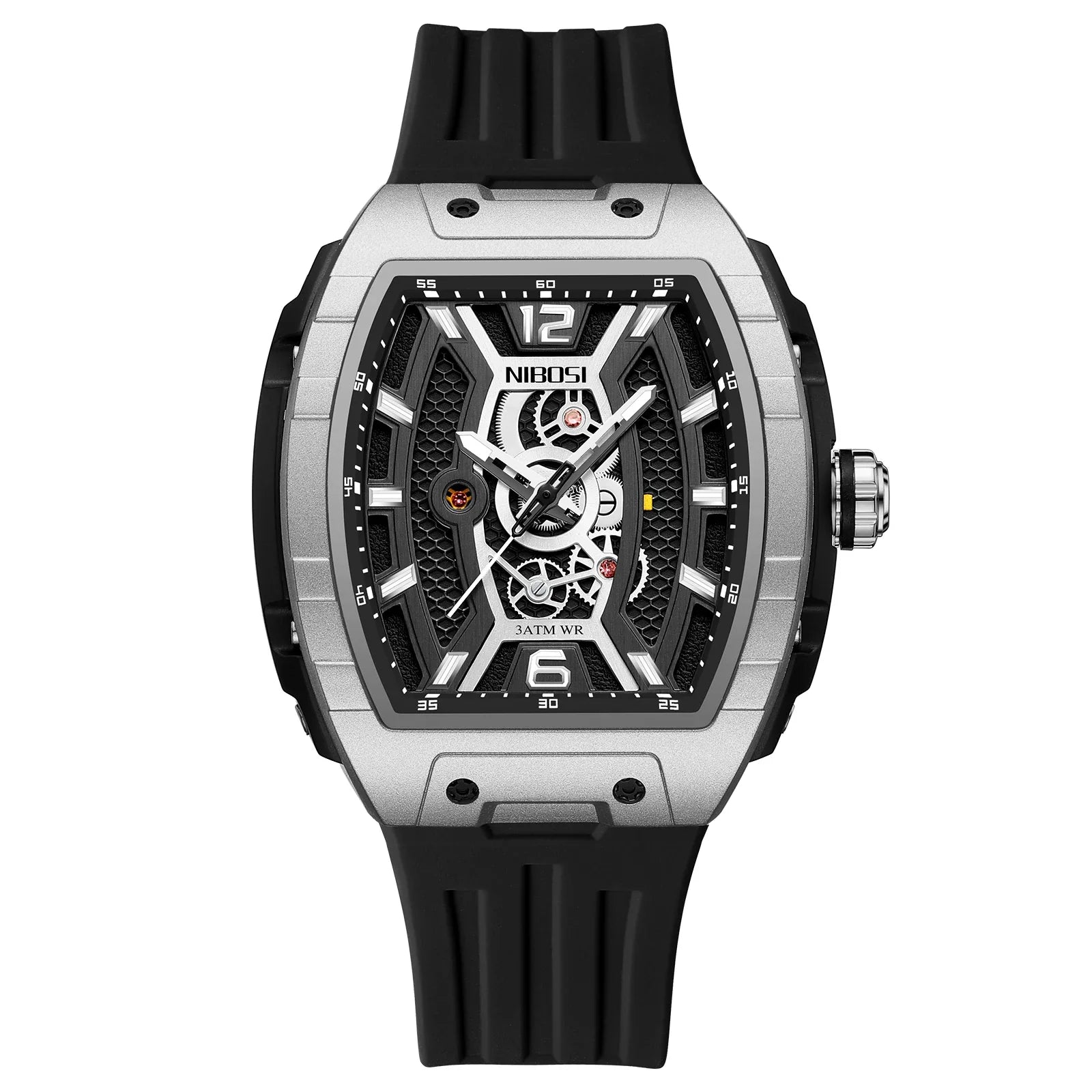 NIBOSI 2701 — Mach Curve Sport Watch