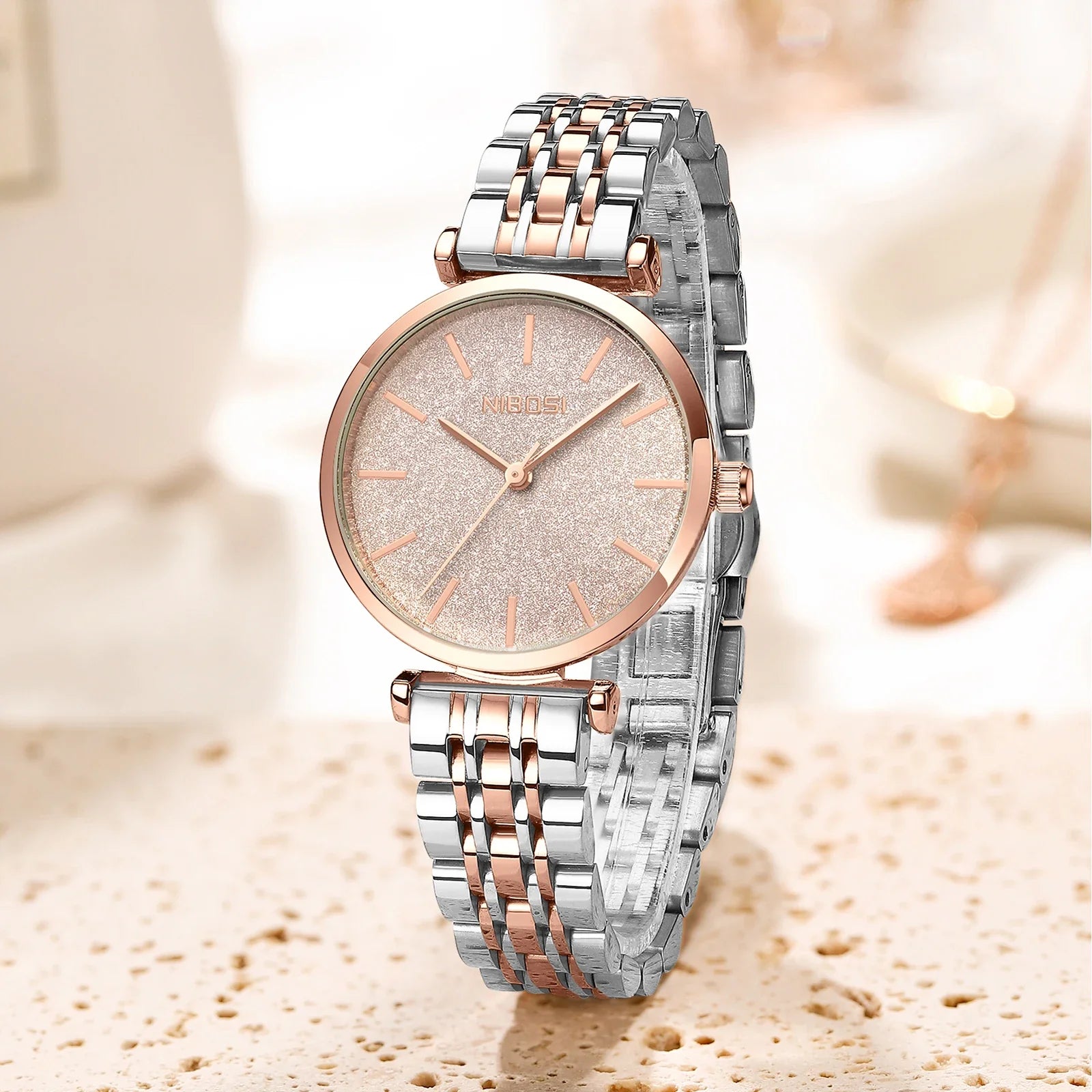 NIBOSI 2650 — Elegant Quartz Women's Watch