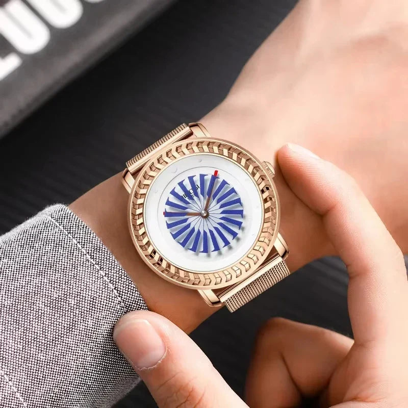 NIBOSI 2367 — Mesh Elegance Watch