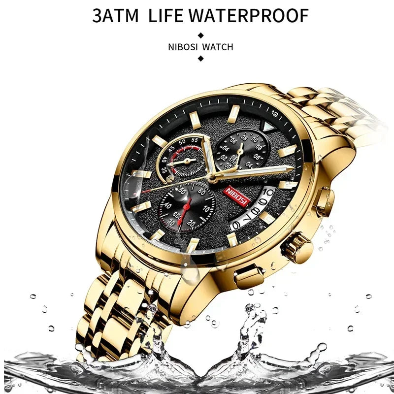 NIBOSI 2358 — Executive Fusion Chronograph