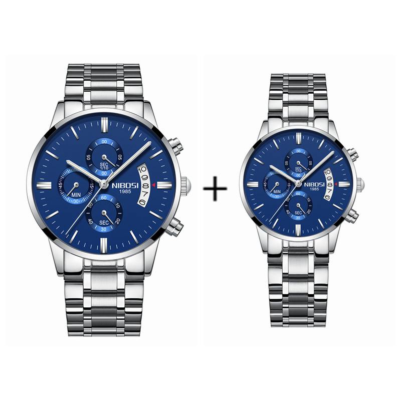 NIBOSI 2309L — Timeless Harmony Couple Watch
