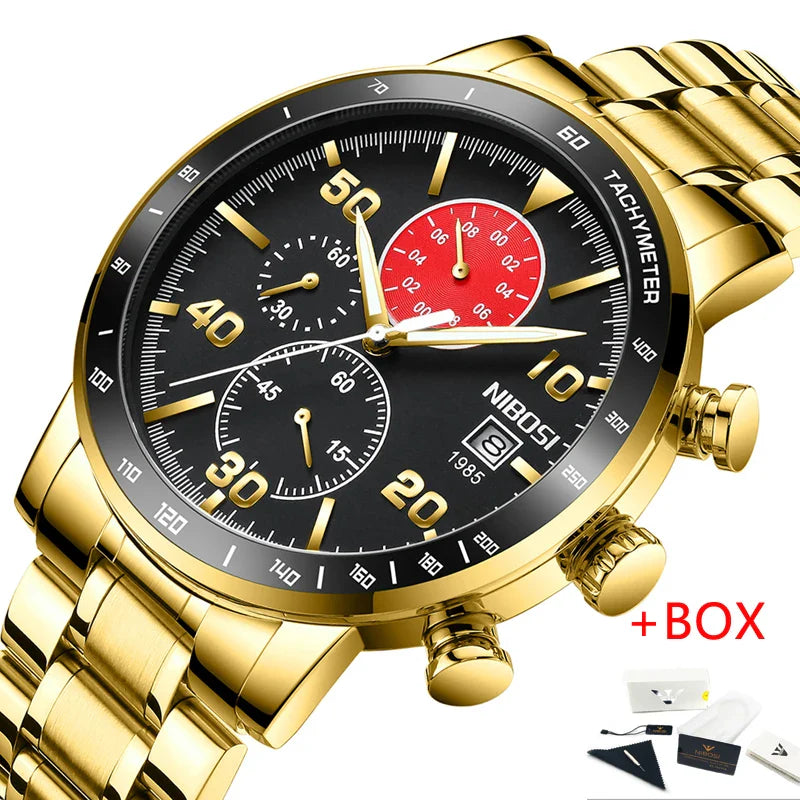 NIBOSI 2380 — Sapphire Chronograph Men's Watch