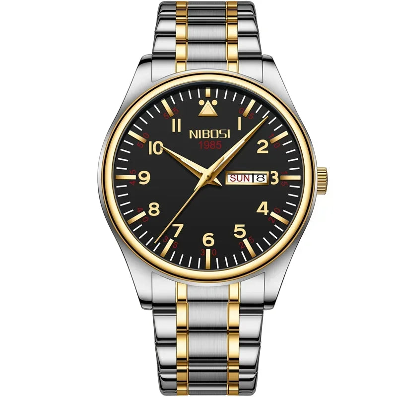 NIBOSI 2571 — Urban Day-Date Classic Watch
