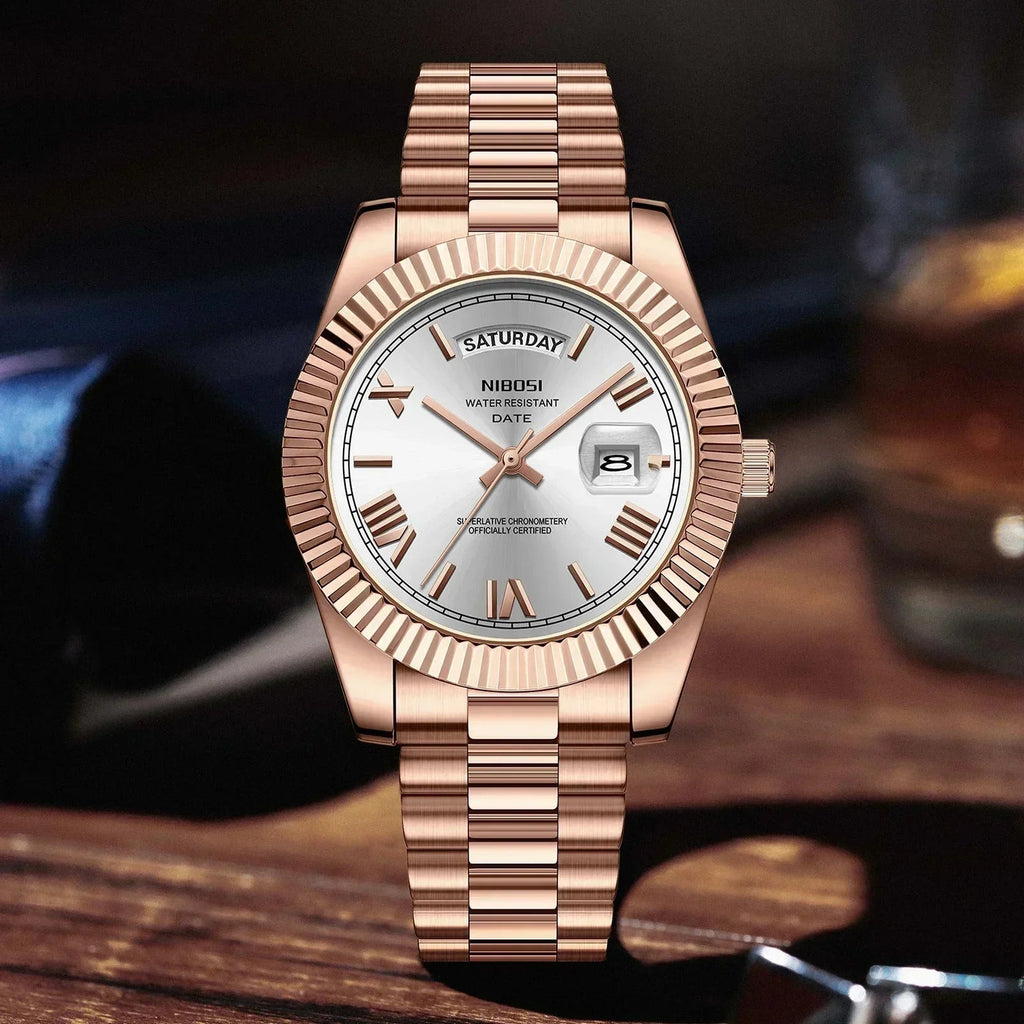NIBOSI 2628 — Timeless Luxury Quartz Watch