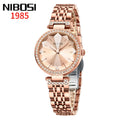 NIBOSI 2622 — Elegant Zircon Women's Quartz Watch