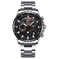 NIBOSI 2322 — Iron Tactical Chrono Watch