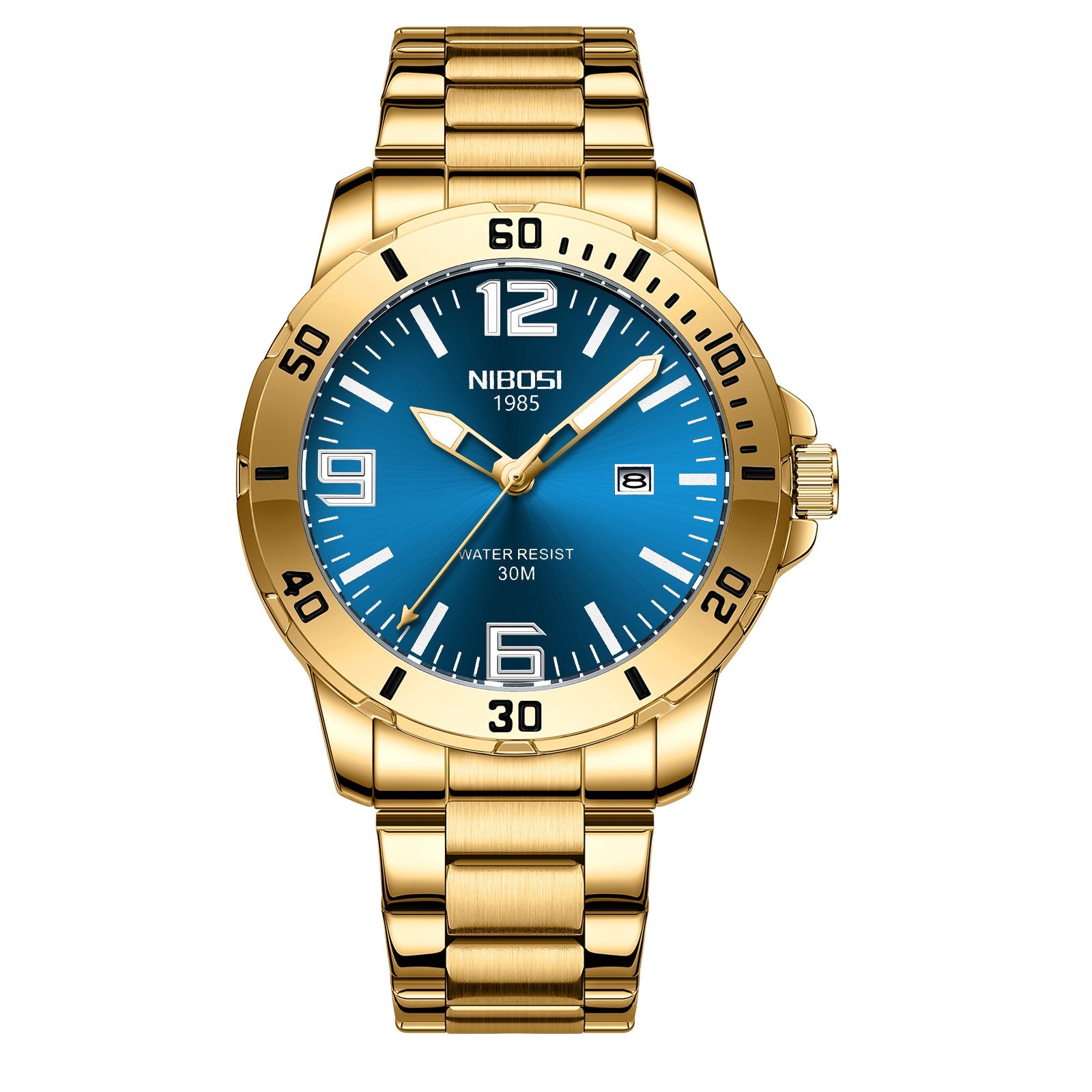 NIBOSI 2589 — Imperial Steel Watch
