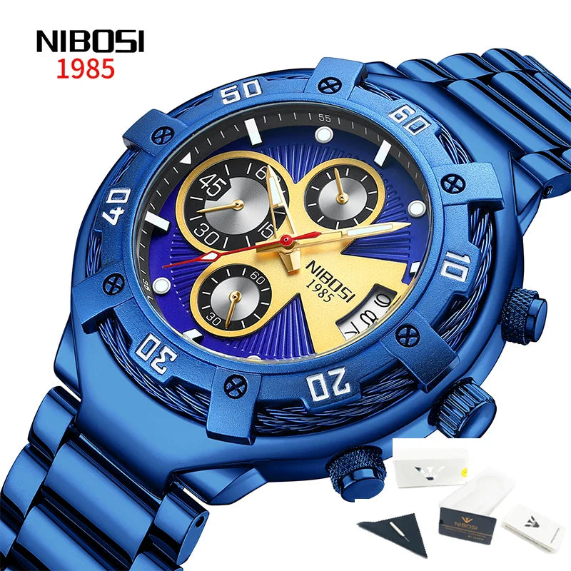 NIBOSI 2577 — Ironcore Chronograph