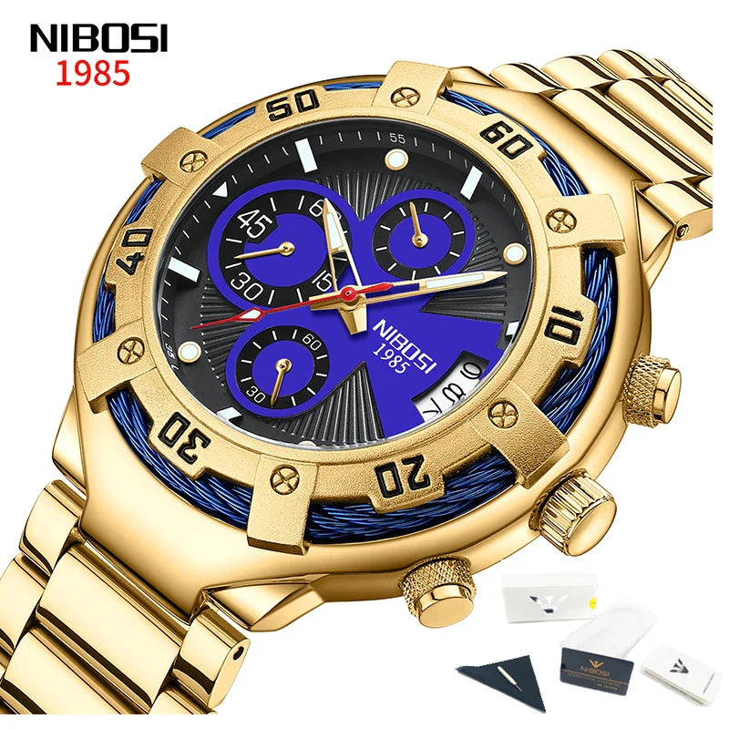 NIBOSI 2577 — Ironcore Chronograph