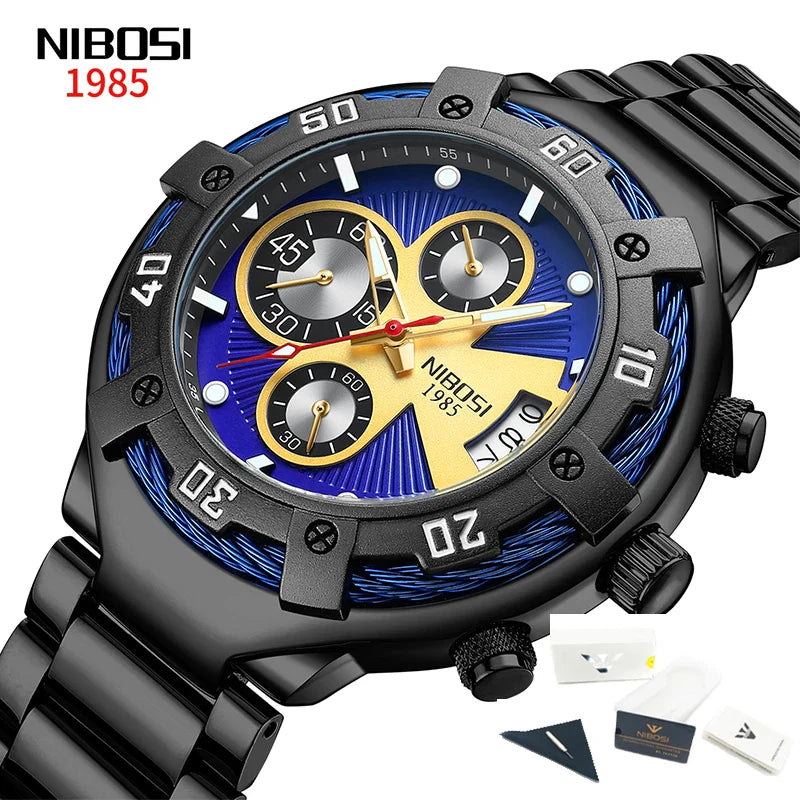 NIBOSI 2577 — Ironcore Chronograph
