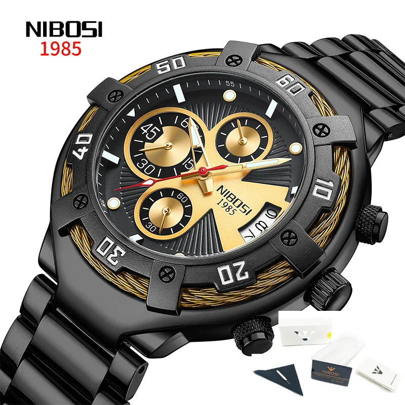 NIBOSI 2577 — Ironcore Chronograph