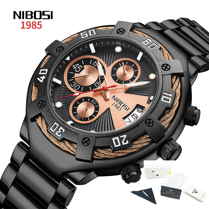 NIBOSI 2577 — Ironcore Chronograph