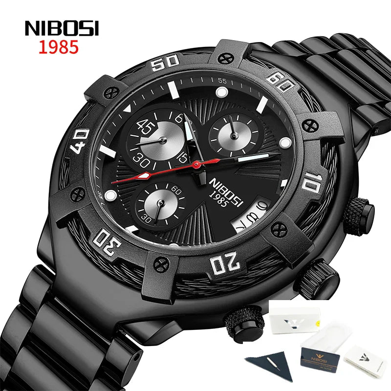 NIBOSI 2577 — Ironcore Chronograph