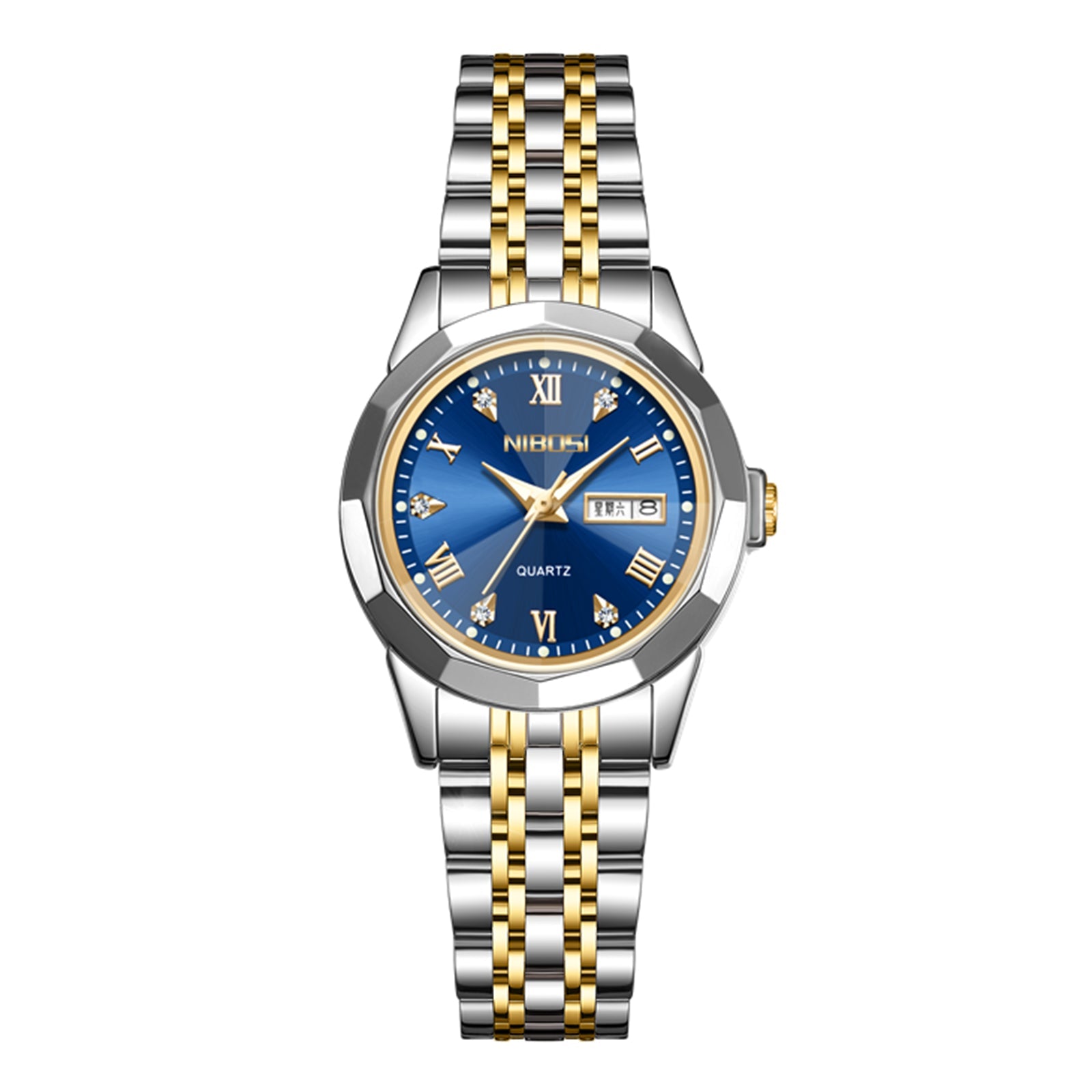 NIBOSI 2618 — Crystal Lumière Watch